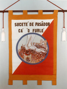 Stendardo della Ca’ ‘d Furlé, 1972.